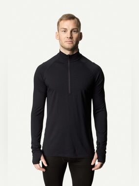 Houdini M's Desoli Light Half Zip Size XXL True Black Men Athletic comfy